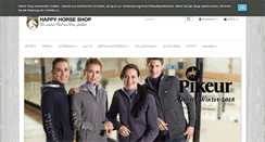 Desktop Screenshot of happyhorseshop.de